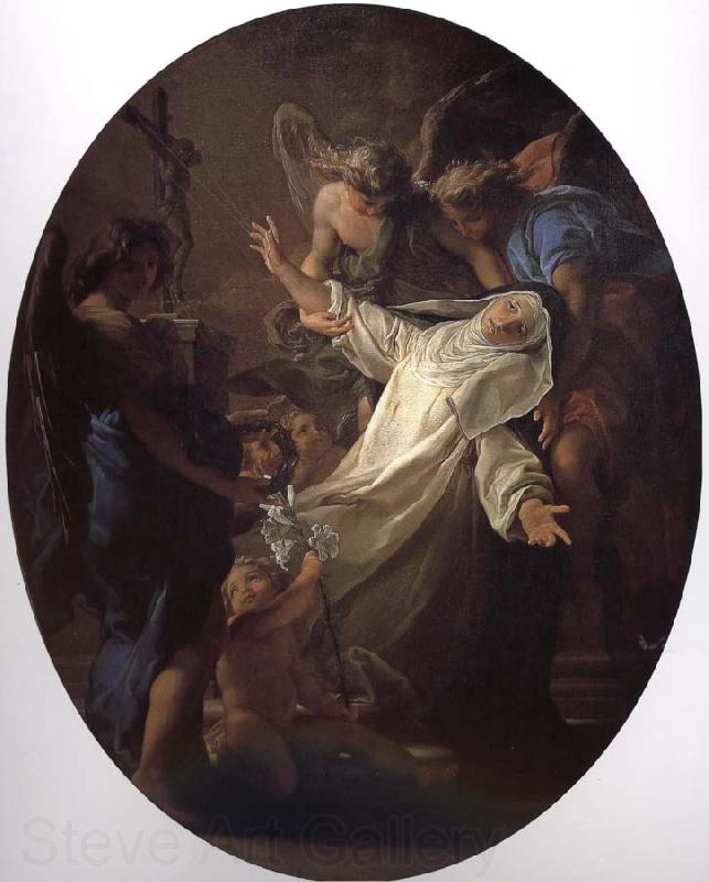 Pompeo Batoni Ecstasy of St. Catherine Norge oil painting art